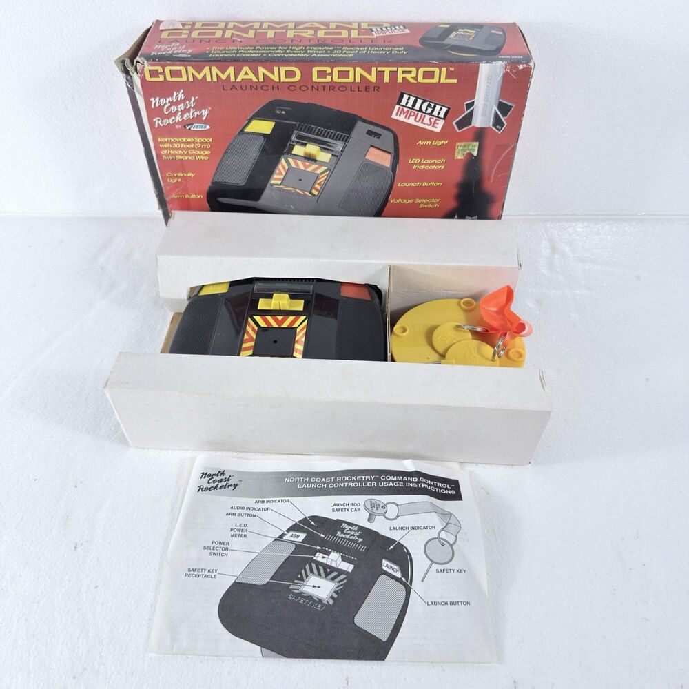 Command Control Launch Controller North Coast Rocketry 1997 New In Box W/ Manual